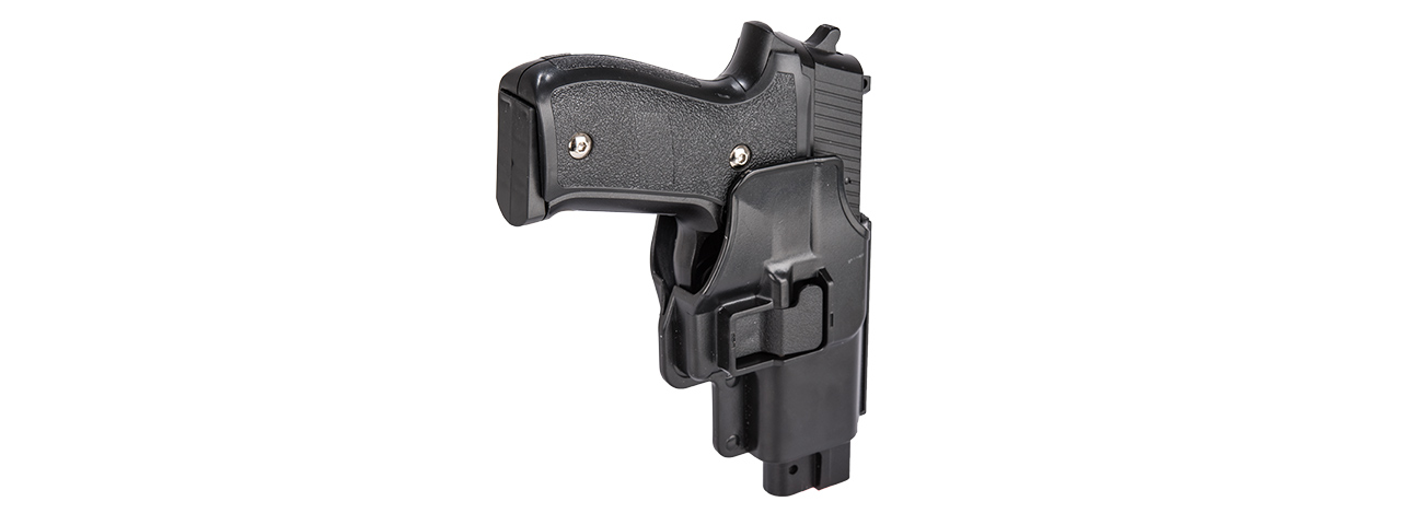 G26H SPRING PISTOL w/ HARD SHELL HOLSTER (BK)