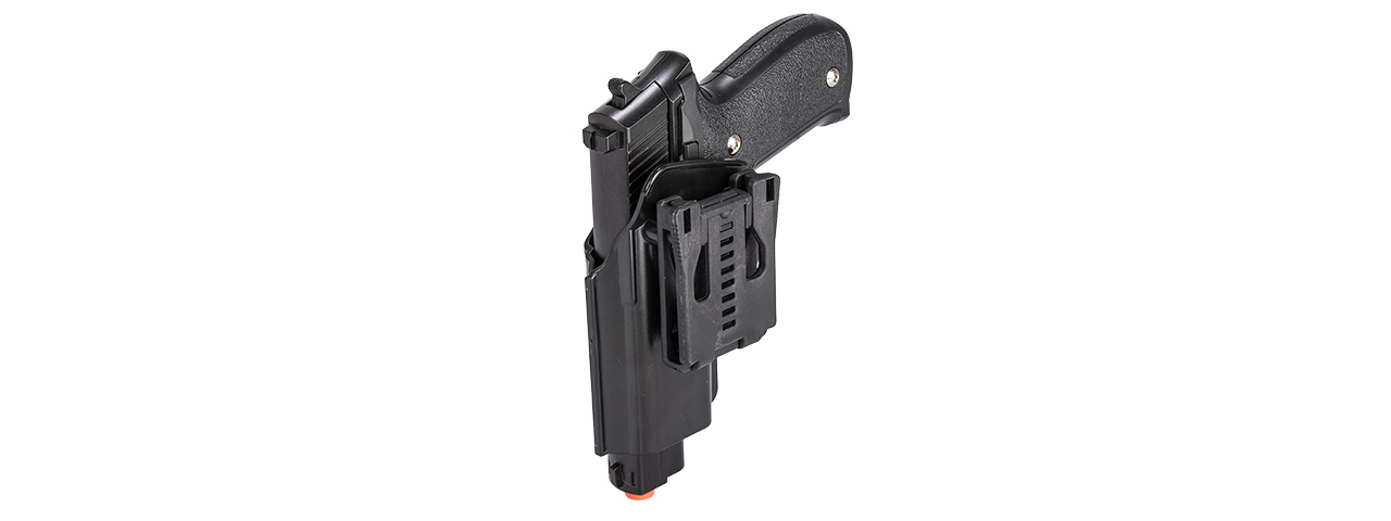 G26H SPRING PISTOL w/ HARD SHELL HOLSTER (BK)