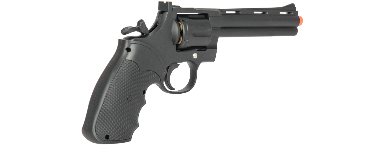 G36B UK Arms Spring Revolver Pistol (Black) - Click Image to Close
