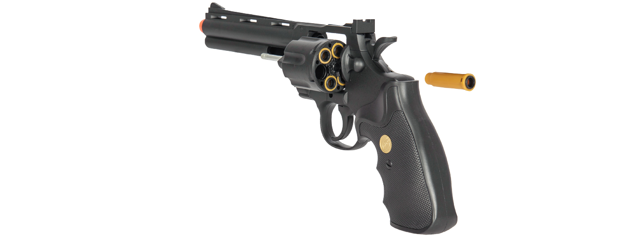 G36B UK Arms Spring Revolver Pistol (Black) - Click Image to Close