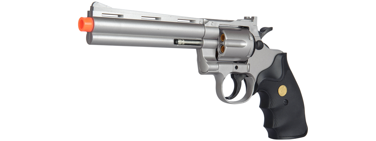 G36S UK Arms Spring Revolver Pistol (Silver)