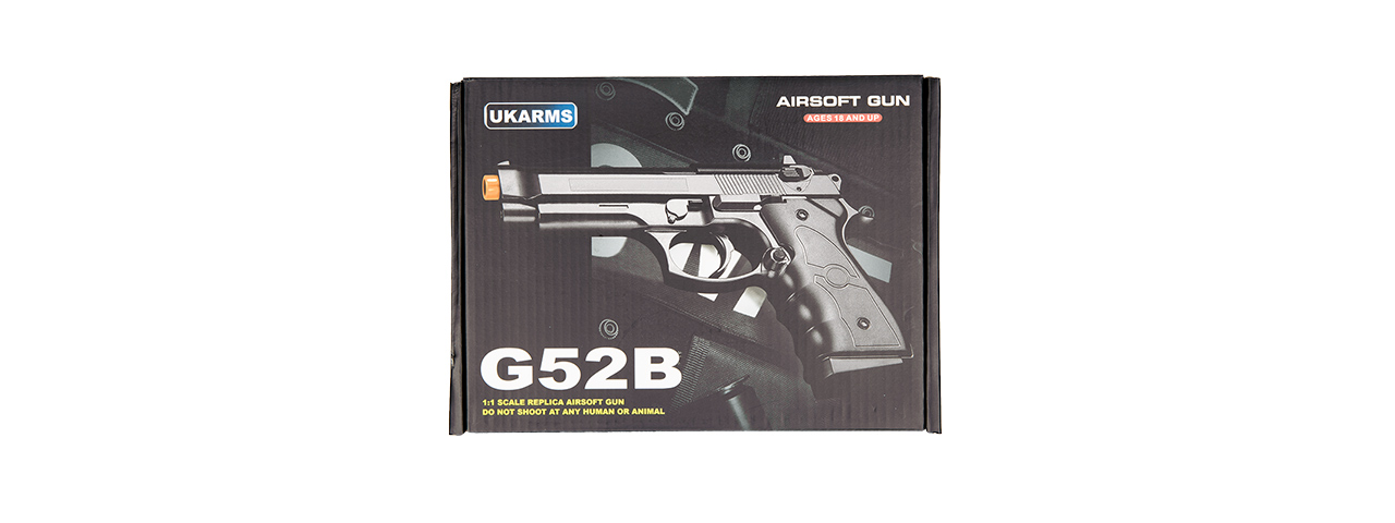 G52B SPRING PISTOL (BK) - Click Image to Close