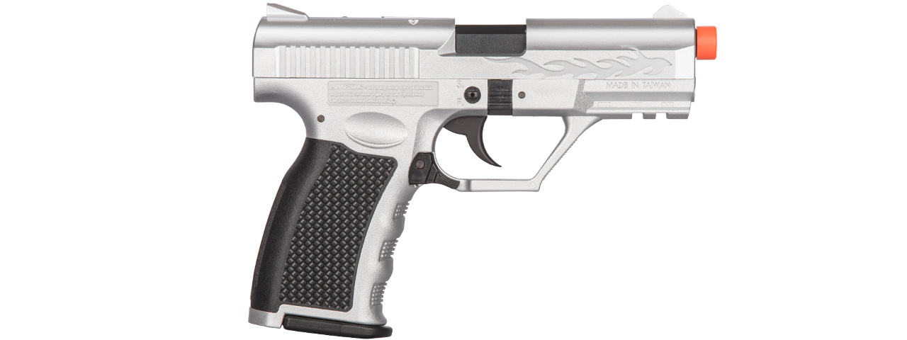 HA-129S POLYMER SPRING PISTOL (SILVER) - Click Image to Close