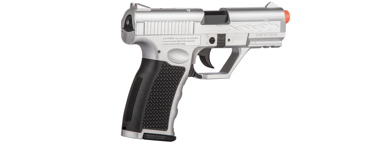 HA-129S POLYMER SPRING PISTOL (SILVER) - Click Image to Close