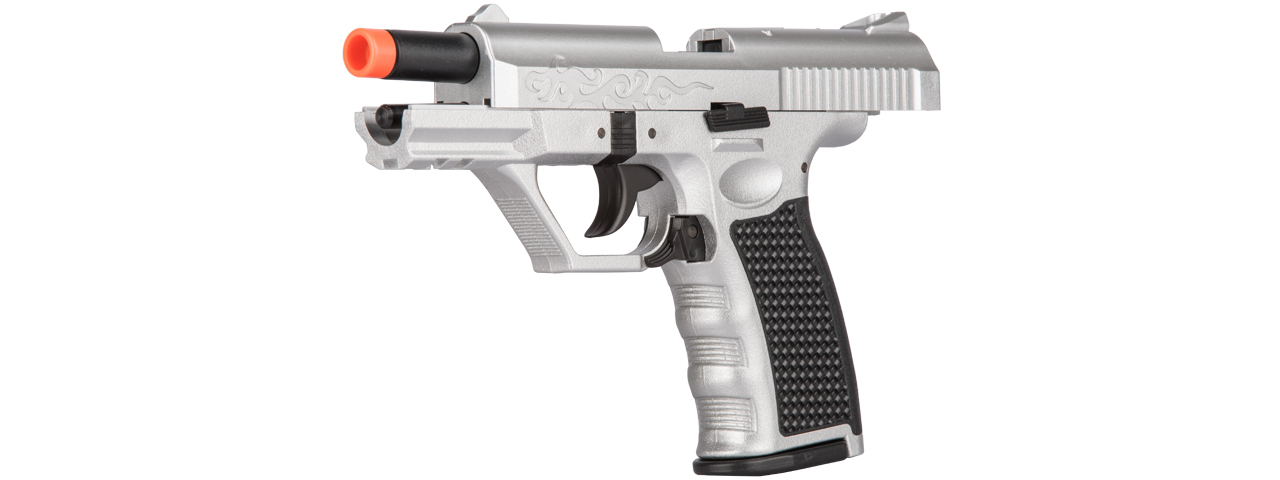 HA-129S POLYMER SPRING PISTOL (SILVER) - Click Image to Close