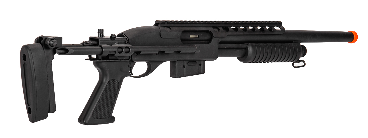 IU-7870 Atlas Custom Works M870 Tactical Shotgun (Black) - Click Image to Close