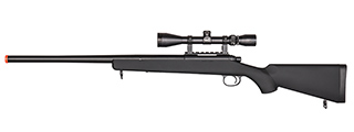 JG AIRSOFT BAR-10 BOLT SNIPER RIFLE W/ 3-9X40 RIFLE SCOPE - Click Image to Close