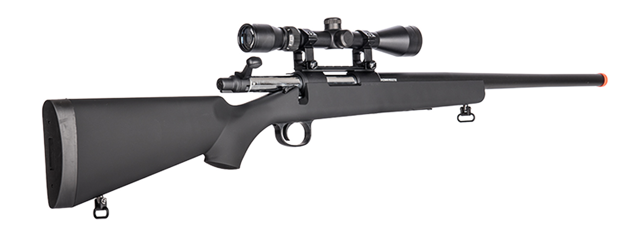 JG AIRSOFT BAR-10 BOLT SNIPER RIFLE W/ 3-9X40 RIFLE SCOPE - Click Image to Close