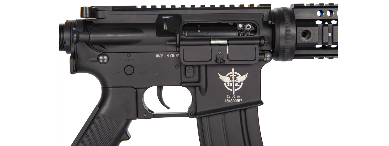 JG WORKS METAL M4 CARBINE AEG AIRSOFT RIFLE - BLACK