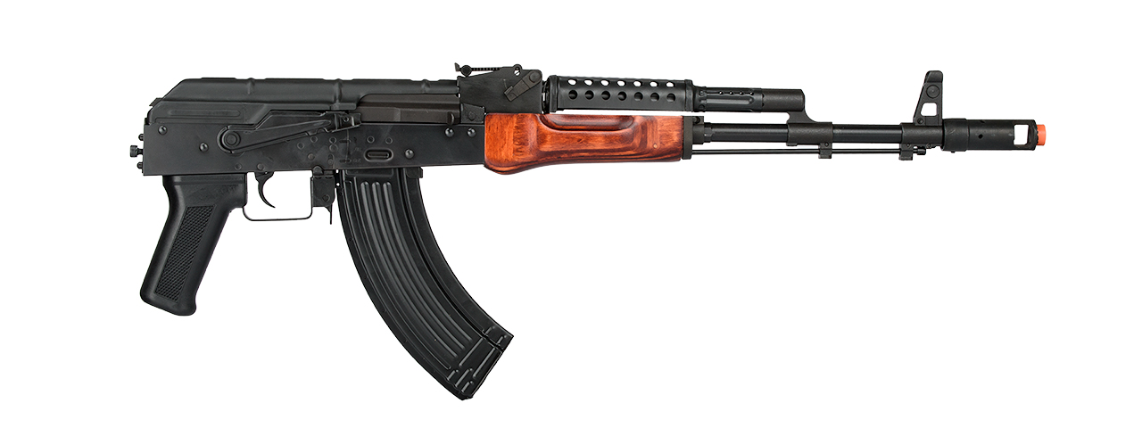 LCT Airsoft G-03 NV Full Metal AEG with Real Wood & Side Folding Stock (Color: Black & Wood) - Click Image to Close