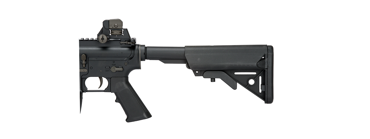 LCT-LR4-RIS7 LCT Airsoft Full Steel M4 EBB AEG Rifle w/ Quad Rail (Black) - Click Image to Close