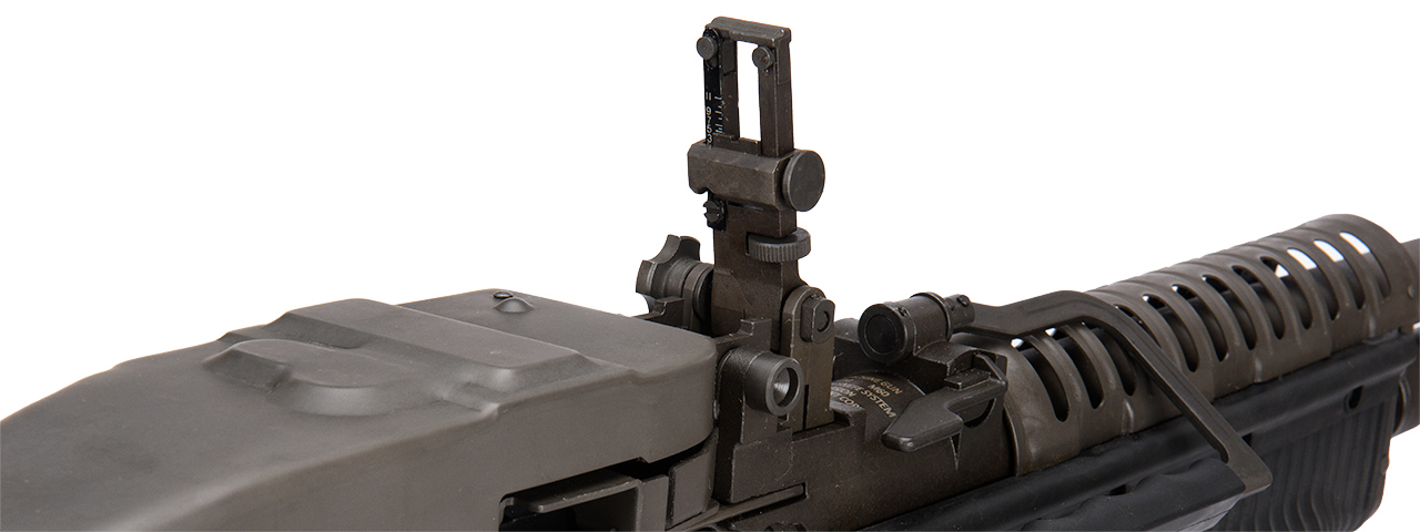 LCT FULL STEEL M60VN AEG AIRSOFT LIGHT MACHINE GUN - BLACK - Click Image to Close