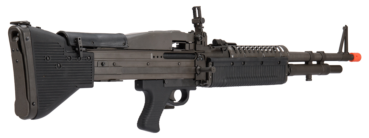 LCT FULL STEEL M60VN AEG AIRSOFT LIGHT MACHINE GUN - BLACK