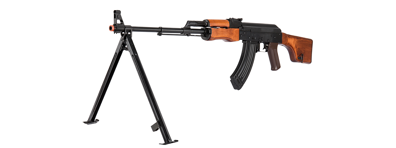 LCT Airsoft Stamped Steel RPK AEG w/ ASTER V2 SE Expert - (BLACK/WOOD)