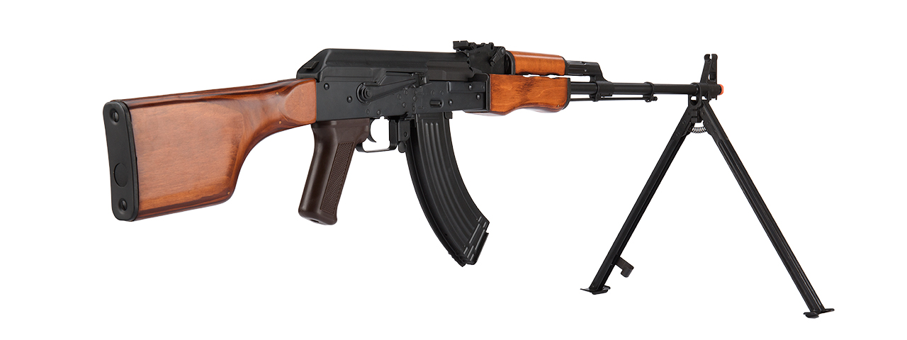 LCT-RPK-AEG LCT AIRSOFT STAMPED STEEL RPK AEG (BLACK/WOOD) - Click Image to Close