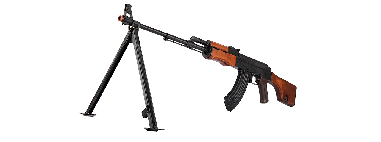 LCT-RPK-AEG LCT AIRSOFT STAMPED STEEL RPK AEG (BLACK/WOOD) - Click Image to Close