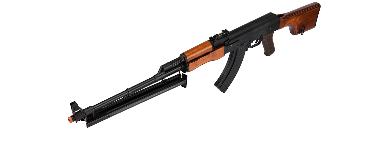 LCT-RPK-AEG LCT AIRSOFT STAMPED STEEL RPK AEG (BLACK/WOOD) - Click Image to Close