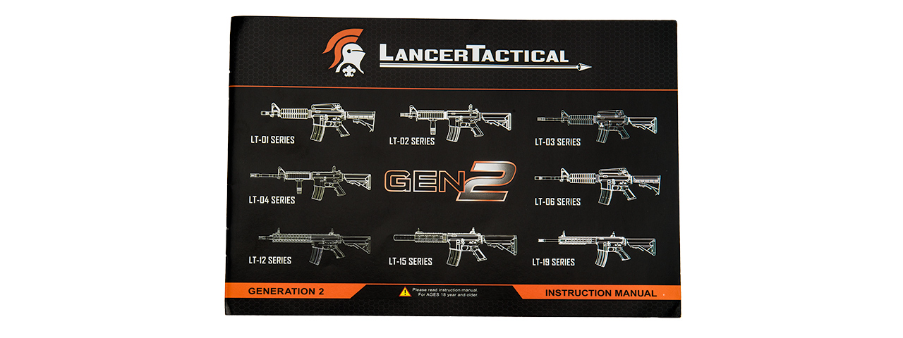 Lancer Tactical Low FPS M933 Commando Gen 2 Airsoft AEG Rifle (Color: Black) - Click Image to Close