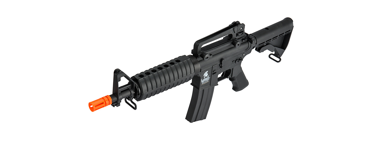 Lancer Tactical Low FPS M933 Commando Gen 2 Airsoft AEG Rifle (Color: Black) - Click Image to Close