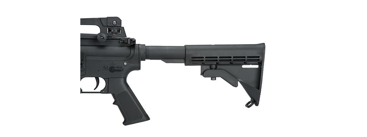 Lancer Tactical Low FPS M933 Commando Gen 2 Airsoft AEG Rifle (Color: Black) - Click Image to Close