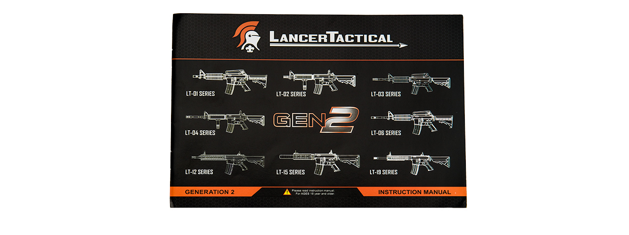 Lancer Tactical Gen 2 MK 18 MOD 0 CQB Field Airsoft AEG Rifle (Color: Black)