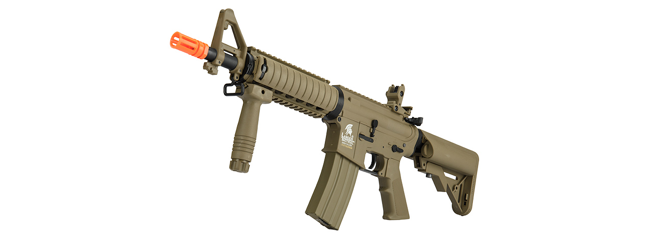 Lancer Tactical Gen 2 MK 18 MOD 0 Field Airsoft AEG Rifle (Color: Tan) - Click Image to Close