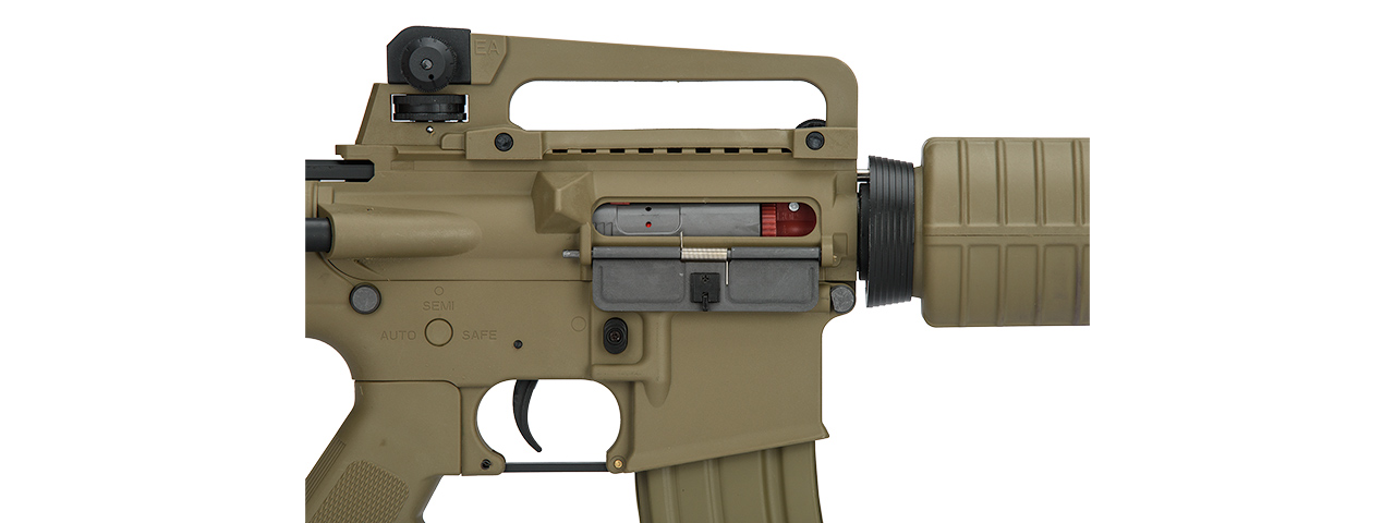 Lancer Tactical Gen 2 LT-06B Carbine Airsoft AEG Rifle (Color: Tan) - Click Image to Close