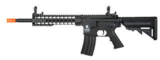 Lancer Tactical Low FPS Gen 2 10" Keymod M4 Carbine Airsoft AEG Rifle (Color: Black)