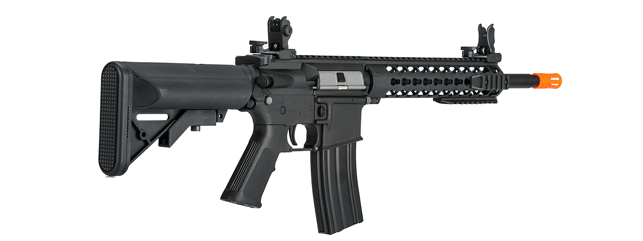 Lancer Tactical Low FPS Gen 2 10" Keymod M4 Carbine Airsoft AEG Rifle (Color: Black) - Click Image to Close