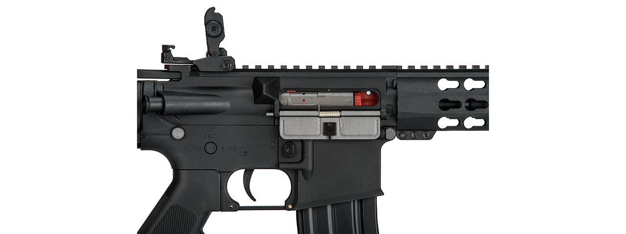 Lancer Tactical Gen 2 10" Keymod M4 Carbine Airsoft AEG Rifle (Color: Black) - Click Image to Close