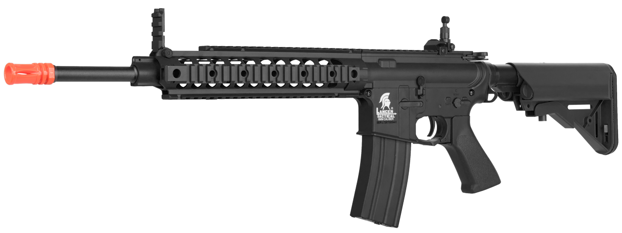 LT-26B 10" FREE FLOAT RAIL SR-16 AEG RIFLE (BK)