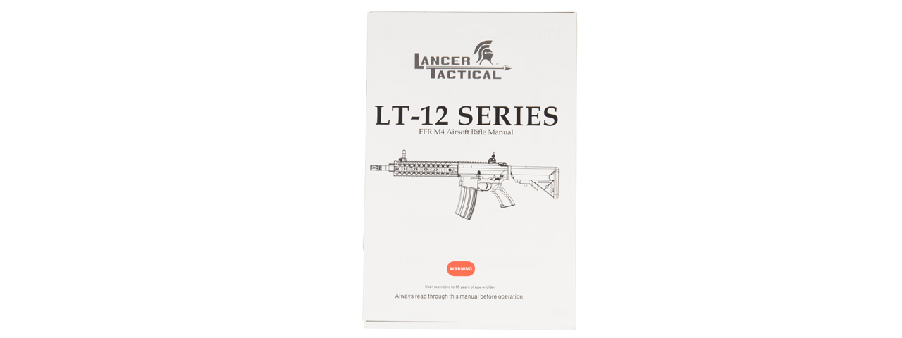 LT-27B 10" FREE FLOAT RAIL SR-16 AEG RIFLE w/ MOLDED LOWER RECEIVER HAND GRIP (BK) - Click Image to Close