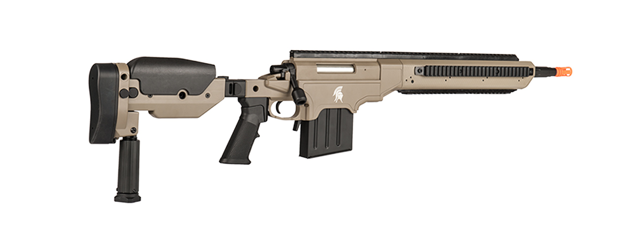 Lancer Tactical Bolt Action Sniper Rifle w/ Folding Stock (Color: Desert Earth)