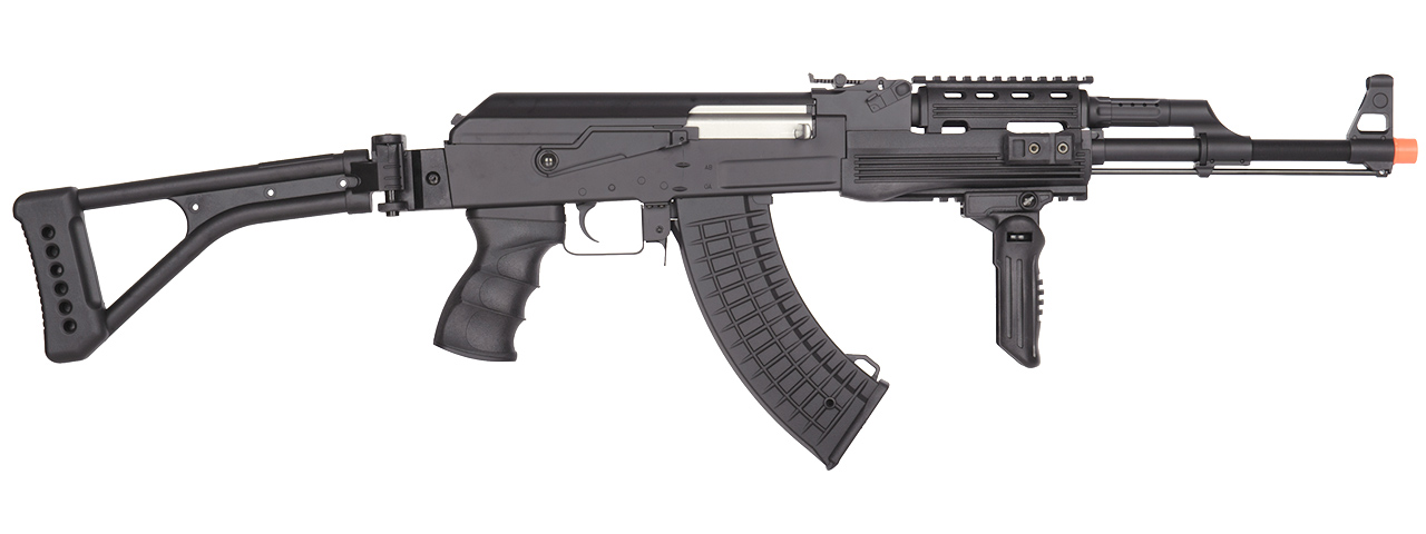 Lancer Tactical AK47 LT-728U Airsoft AEG Rifle w/ Folding Stock (Color: Black)
