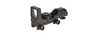 UK ARMS AIRSOFT TACTICAL DUMMY RED DOT SIGHT - BLACK