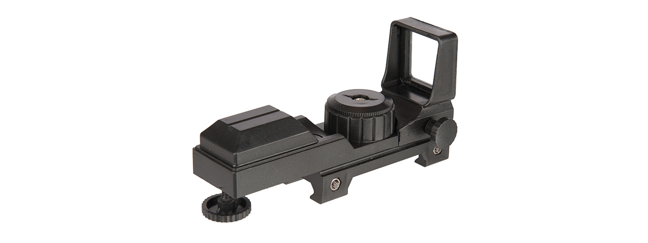 UK ARMS AIRSOFT TACTICAL DUMMY RED DOT SIGHT - BLACK - Click Image to Close