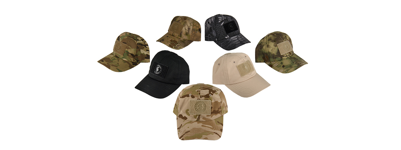 M2618B SCOUT ADHESION MORALE CAP W/ STRAPBACK (BLACK)