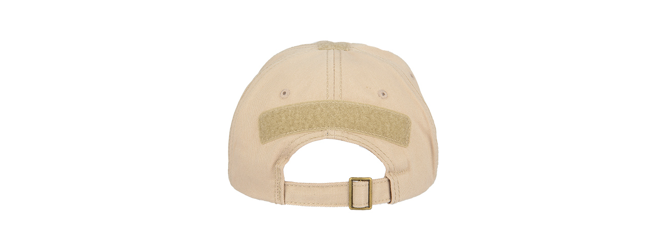 M2618T SCOUT ADHESION MORALE CAP W/ STRAPBACK (TAN)