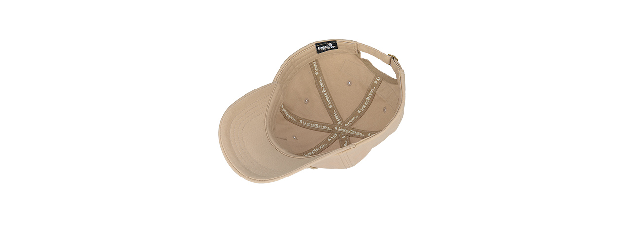 M2618T SCOUT ADHESION MORALE CAP W/ STRAPBACK (TAN)