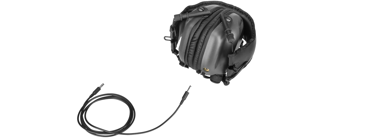 M31-BK HEARING PROTECTION HEADSET W/ AUX INPUT (BLACK) - Click Image to Close