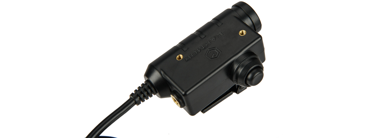 M51-YA EARMOR PTT - YAESU PIN VERSION (BLACK)