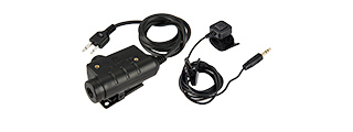 M52-IC EARMOR TACTICAL MILITARY ADAPTER PTT FOR ICOM VERSION (BLACK)