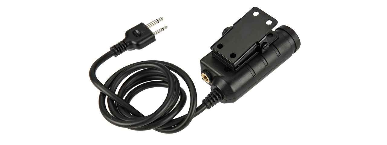 M52-IC EARMOR TACTICAL MILITARY ADAPTER PTT FOR ICOM VERSION (BLACK) - Click Image to Close