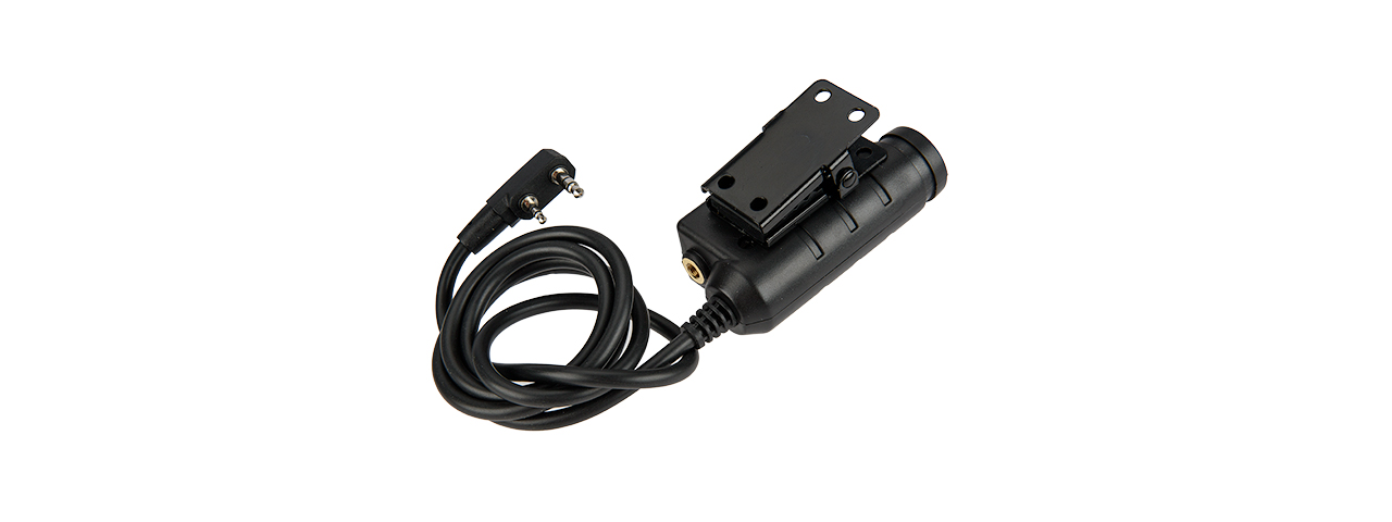 M52-KEN EARMOR TACTICAL MILITARY ADAPTER PTT FOR KENWOOD VERSION (BLACK) - Click Image to Close