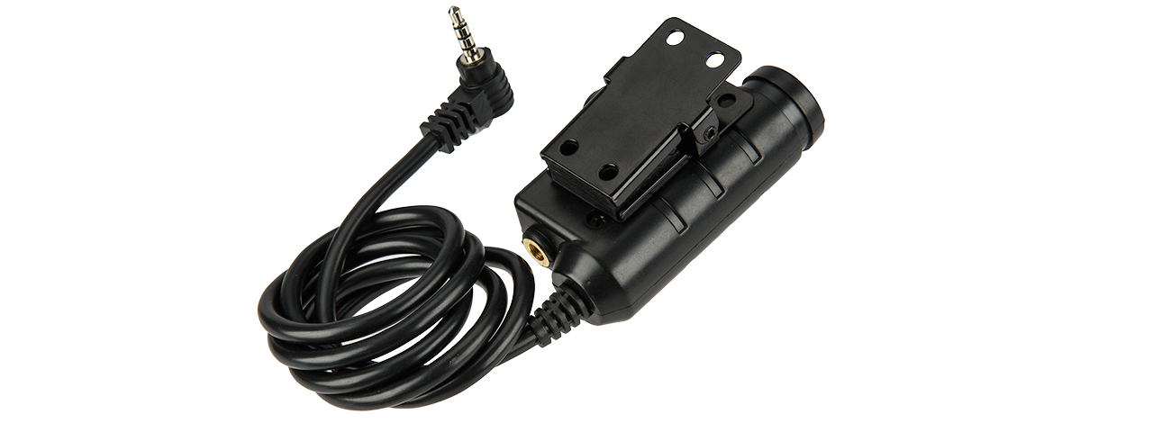 M52-YA EARMOR TACTICAL MILITARY ADAPTER PTT FOR YAESU VERSION (BLACK)