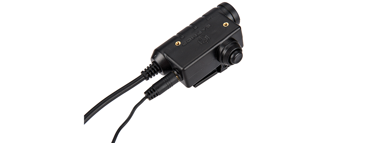 M52-YA EARMOR TACTICAL MILITARY ADAPTER PTT FOR YAESU VERSION (BLACK)