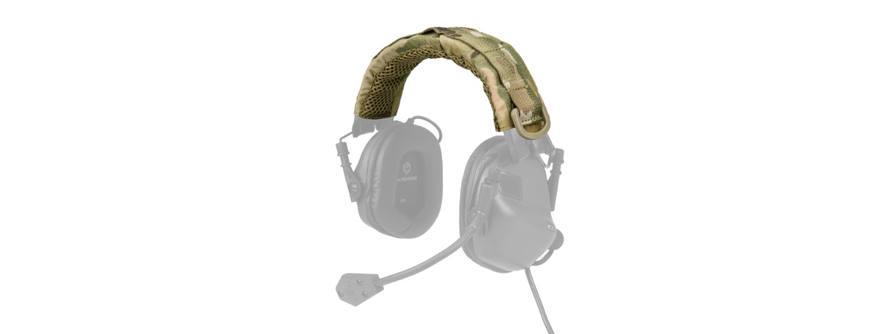 EARMOR ADVANCED MODULAR INTERCHANGEABLE HEADSET COVER - MULTICAM - Click Image to Close