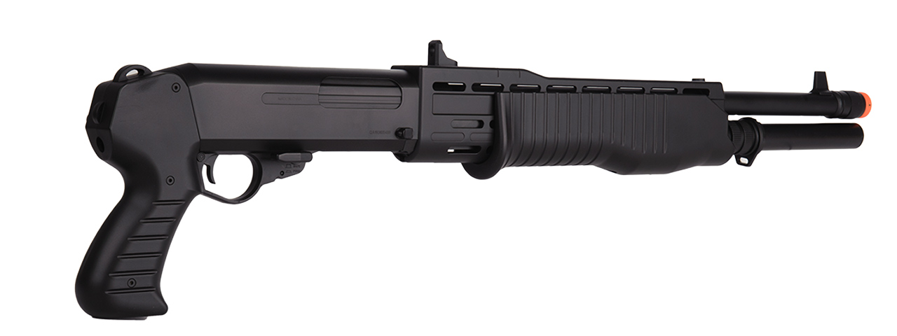 M63 DOUBLE EAGLE M63 TRI-SHOT SPAS 12 SHOTGUN (BK) - Click Image to Close