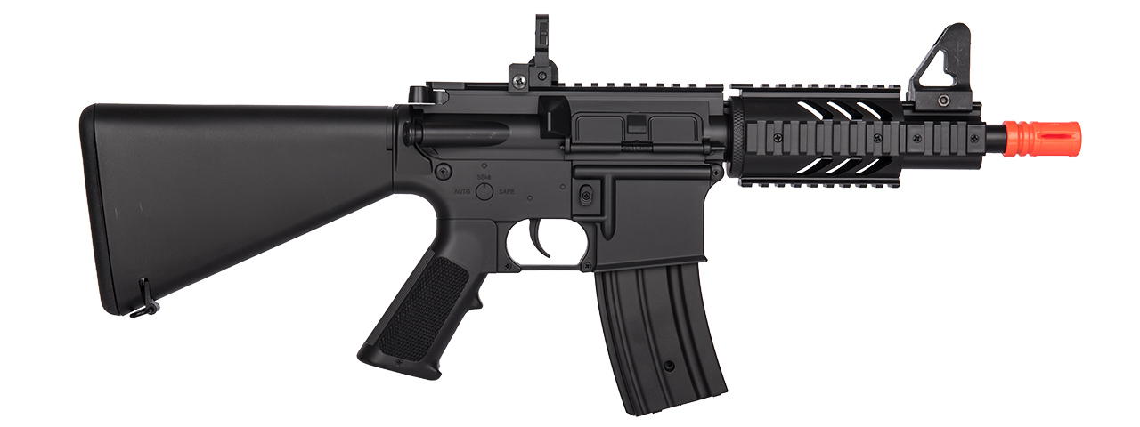 M805B2 DOUBLE EAGLE M4 AEG RIFLE (BK) w/ RED-DOT SIGHT, FLASHLIGHT, LASER - Click Image to Close