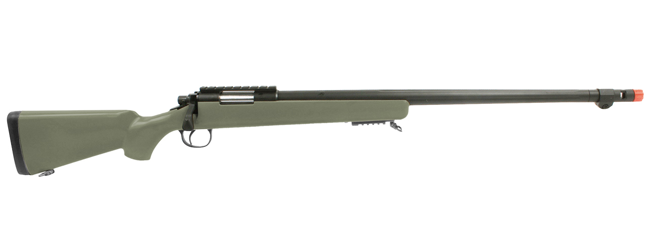 UK ARMS AIRSOFT VSR-10 BOLT ACTION SNIPER RIFLE - OD GREEN - Click Image to Close